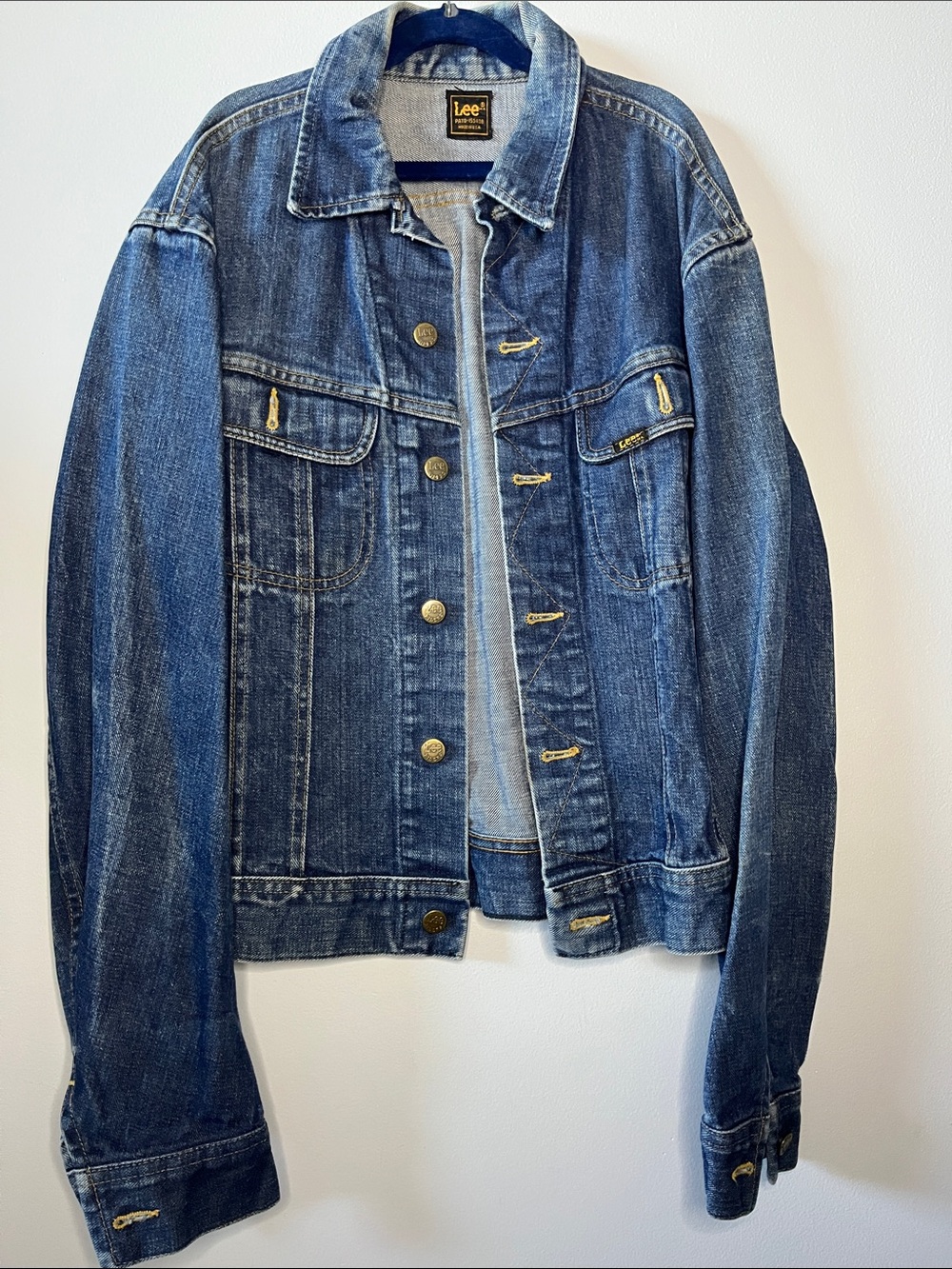 vintage Lee denim trucker jacket